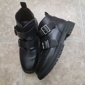 Womens Black Ankle Booties